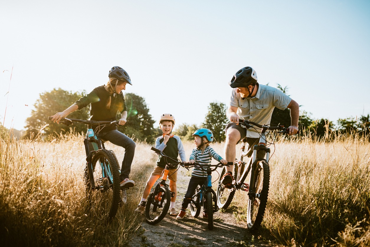 Percorso in bici lungo la ciclabile del Tagliamento per famiglie