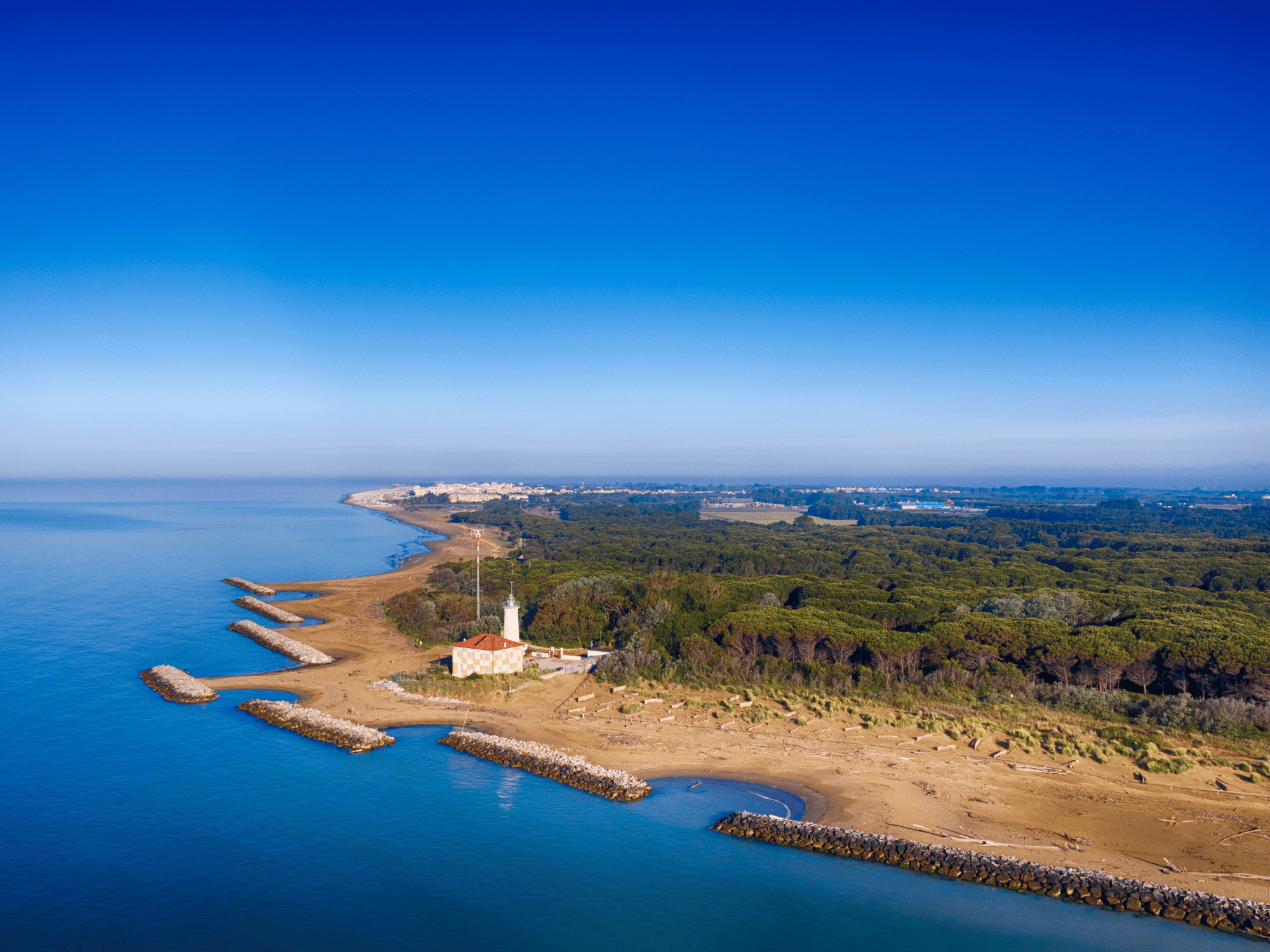 Der Leuchtturm von Bibione: Punta Tagliamento und seine Geschichte