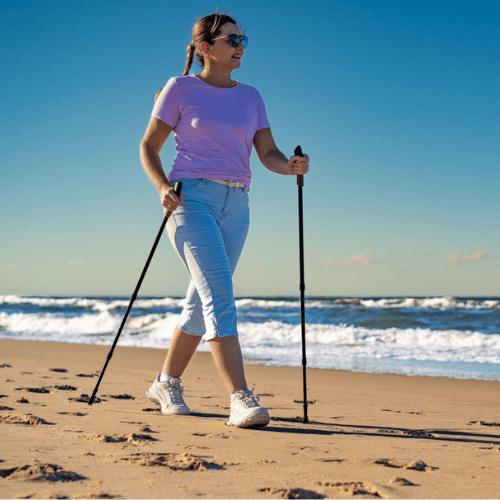 Nordic Walking in Bibione: aktiv am Strand und in der Natur